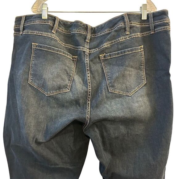 Torrid Women's Plus Size 24 Bootcut Jeans Blue Super Stretch Denim - Picture 6 of 8